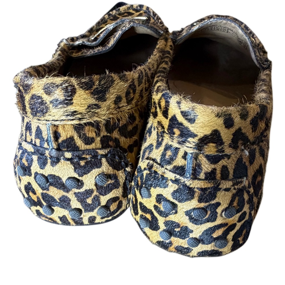 Vionic Ashby Leopard Haircalf Leather Comfort Loafers Slip On Women US 10 - Picture 4 of 7